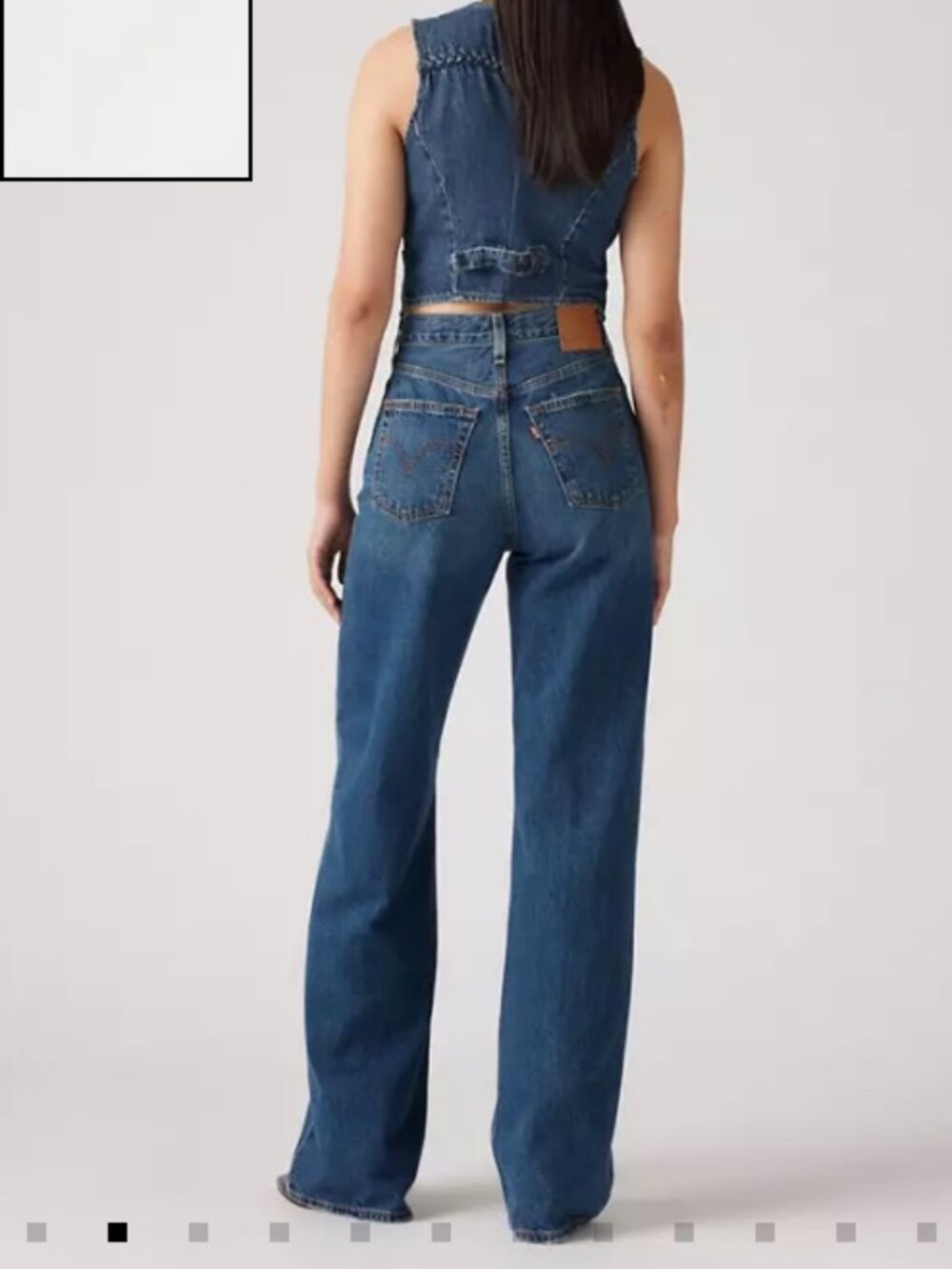 Levi's Women's Ribbcage Wide Leg Jeans 28x31 tall